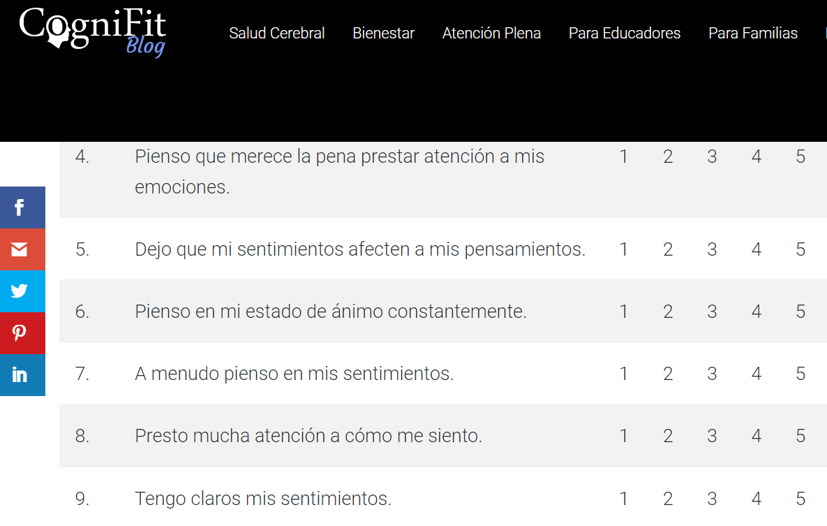 Test Cognifit Inteligencia Emocional